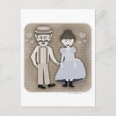 Stijl  liefde 1890 briefkaart (Voorkant)