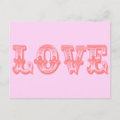  stijl liefde briefkaart (Voorkant)