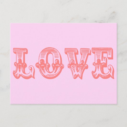  stijl liefde briefkaart (Voorkant)