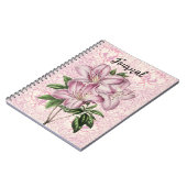 stijl Lily Bunch Mauve Pink Journal Notitieboek (Linkerzijde)
