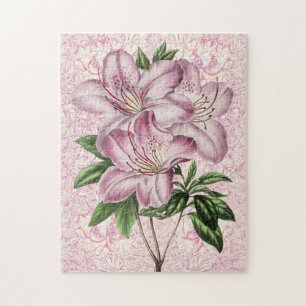  stijl Lily Bunch Mauve Pink Puzzle Legpuzzel