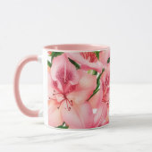  stijl Lily Flowers Roze Mok Cup (Links)
