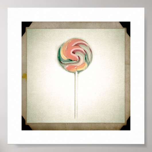 STIJL LOLLIPOP FOTOGRAFIE POSTER (Voorkant)