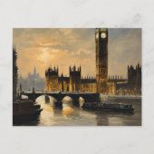  stijl Londen Reizen Big Ben Parlement Briefkaart (Voorkant)