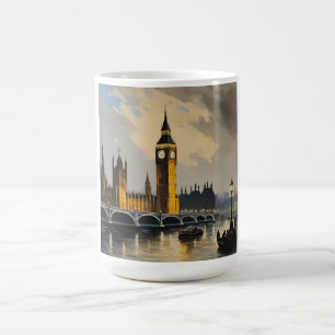 stijl Londen Reizen Big Ben Parlement Koffiemok