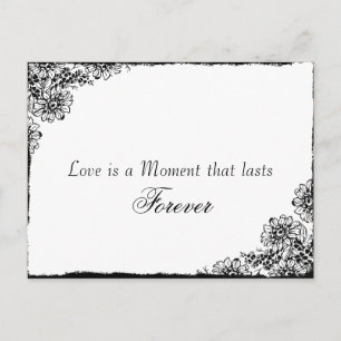  stijl Love Quote Save the Date Aankondigingskaart