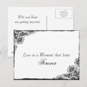  stijl Love Quote Save the Date Aankondigingskaart (Voorkant / Achterkant)