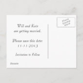  stijl Love Quote Save the Date Aankondigingskaart (Achterkant)