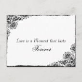 stijl Love Quote Save the Date Aankondigingskaart (Voorkant)