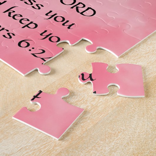  stijl Magenta Hydrangea Faith Puzzle Legpuzzel (Zijkant)