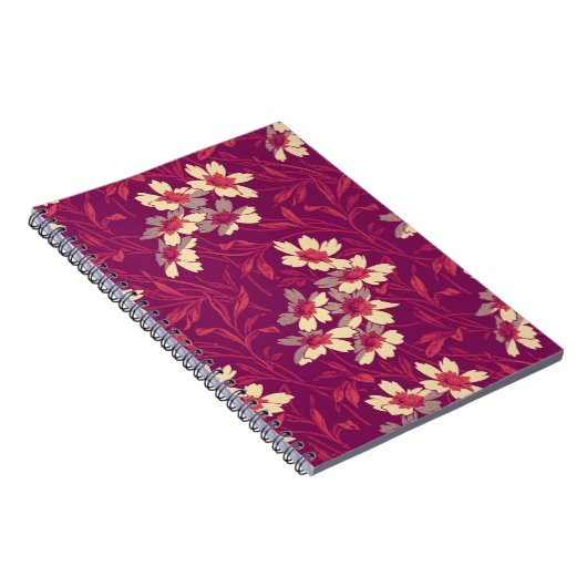  stijl magenta roze draal notitieboek (Rechterzijde)