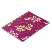  stijl magenta roze draal notitieboek (Linkerzijde)