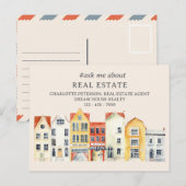 stijl makelaar promotie briefkaart (Voorkant / Achterkant)