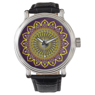 Stijl: Mannen Vintage Black Leather Strap Watch Horloge