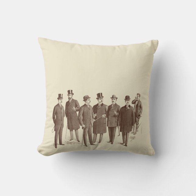  stijl Masculine Sofa Mannen Mode Quirky Kussen (Voorkant)