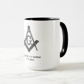 stijl Masonic Lodge Mok (Voorkant rechts)