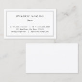  Stijl Medische Professionele Visitekaartje (Voorkant / Achterkant)