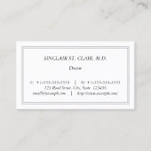  Stijl Medische Professionele Visitekaartje (Voorkant)