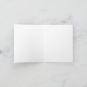 -stijl "Meisje met reuzenpotlood" Note Kaart (Binnen)