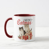 Stijl Meowy Catmas Kat Kerst Mok (Links)