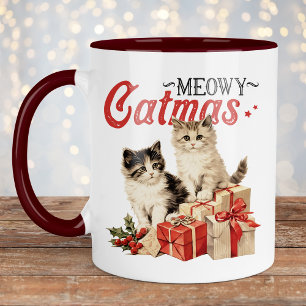 Stijl Meowy Catmas Kat Kerst Mok