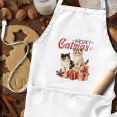  Stijl Meowy Catmas Kat Kerst Standaard Schort