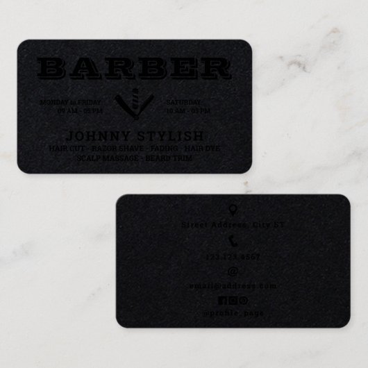  stijl met logo visitekaartje (Voorkant / Achterkant)