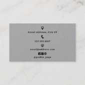  stijl met logo visitekaartje (Achterkant)