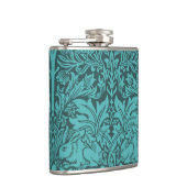  stijl met vogels, borstkonijn heupfles (Rechts)