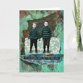 stijl Mixed-media look Wenskaart Bedankkaart