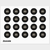 Stijl Moab Ronde Sticker (Vel)