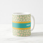 stijl moederontwerp, bloemmotief koffiemok (Voorkant rechts)
