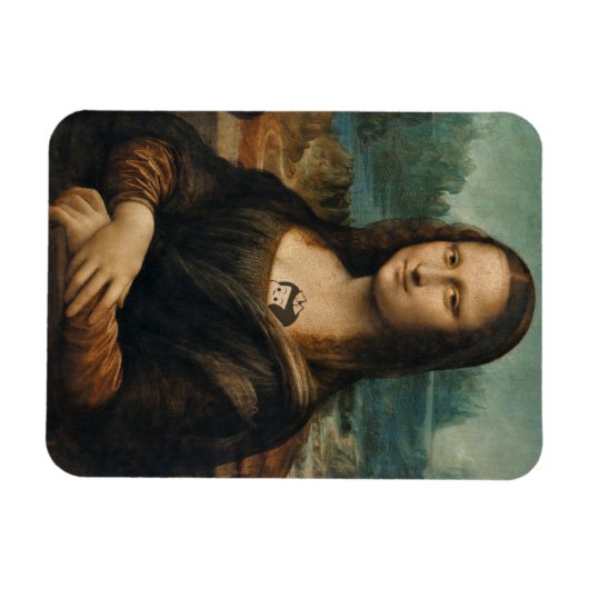 stijl "Mona Lisa" magneet (Horizontaal)