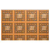  stijl monogram patroon stof (Fat Quarter)