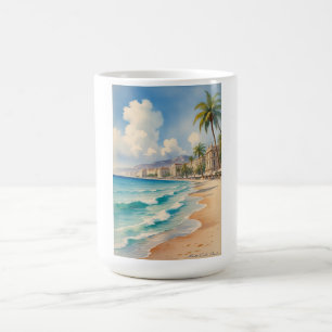  stijl Monte Carlo Beach Travel Koffiemok