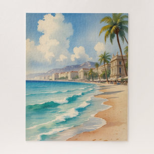 stijl Monte Carlo Beach Travel Legpuzzel
