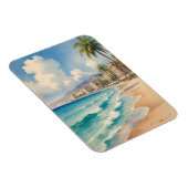 stijl Monte Carlo Beach Travel Magneet (Rechterzijde)