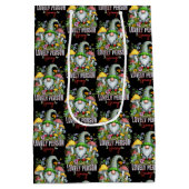  Stijl Mooie Gnome met Paddenstoelen Art Medium Cadeauzakje (Achterkant)