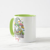  Stijl Mooie Gnome met Paddenstoelen Art Mok (Voorkant links)