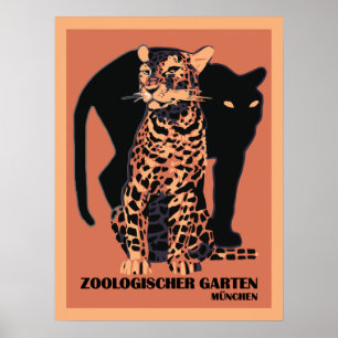 stijl München Zoo Poster