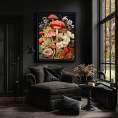  stijl Mushroom Art Poster