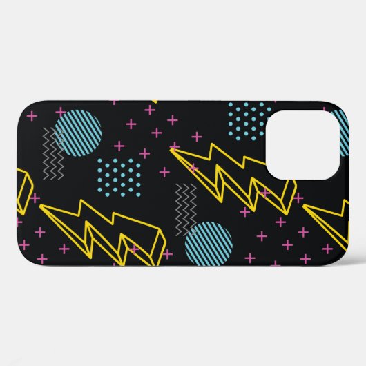 stijl naadloos patroon van 90 Case-Mate iPhone case (Achterkant (horizontaal))