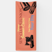 stijl naaiclub reünie banner (Verticaal)