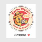  stijl Nacho Chip met Sombrero & Controlle Sticker (Vel)