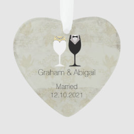  stijl Newly Wed's Ornament