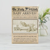  stijl Nieuwsbrief Geboorteaankondiging Kaart (Staand voorkant)