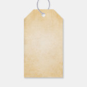 stijl Noordpool kerst Cadeaulabel (Achterkant)