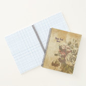 stijl Notitieboek met Bengaalse Rozen Design (Binnen)