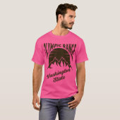  stijl Olympic Mountain Range T-shirt (Voorkant volledig)