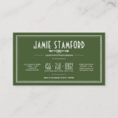  stijl, om het even welke Kleurendro Visitekaartje (Voorkant)